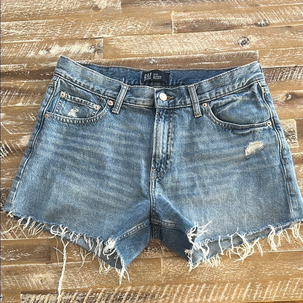 GAP Women's Blue Denim Shorts